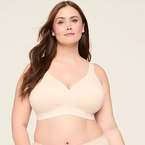 Cacqui Beige Seamless Full Coverage Everyday Bra, Size 38H